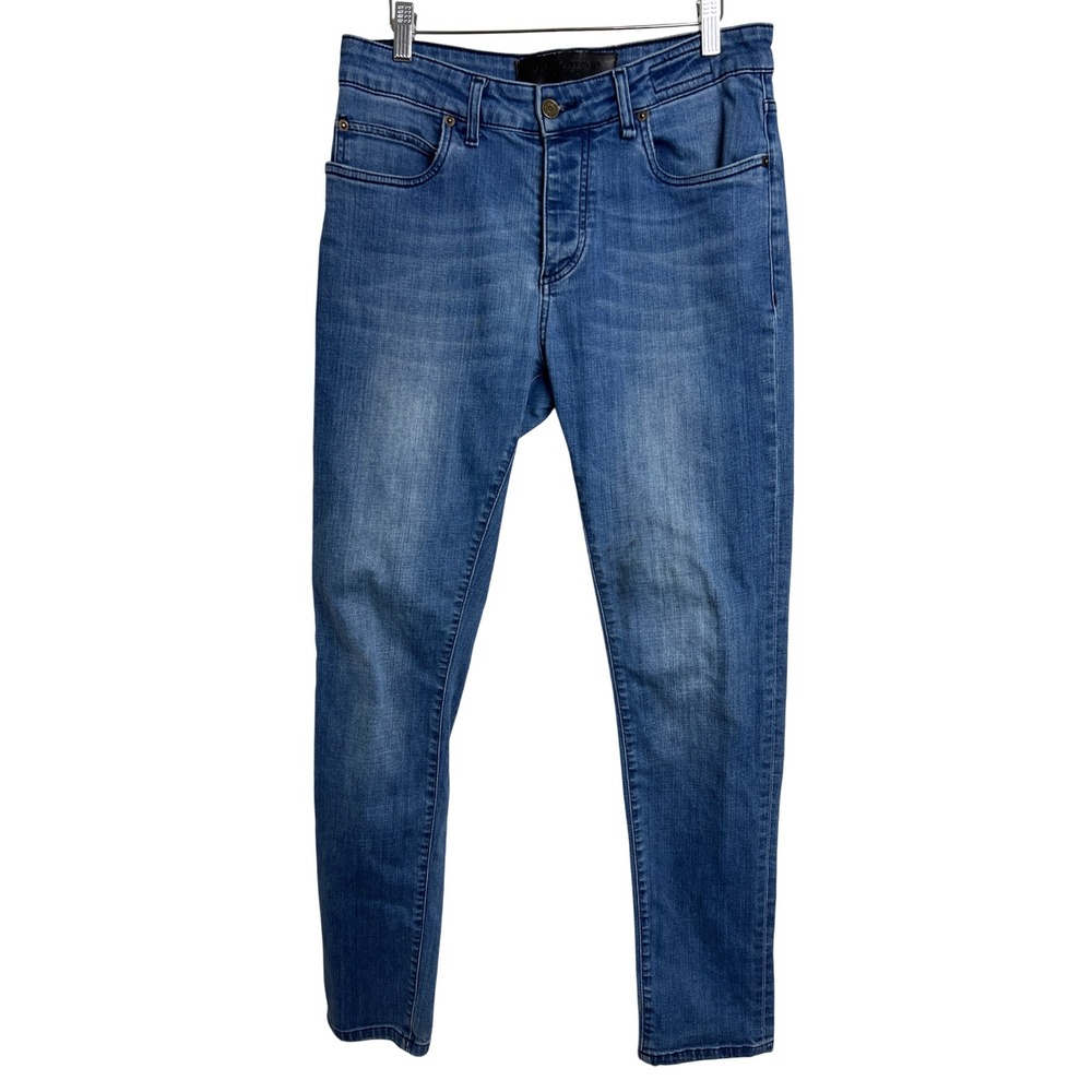 Dolce & Gabbana Jeans Women 33 Blue 14 Gold Slim Denim Made in Italy Luxury B32